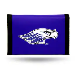 Rico Industries - Wisconsin UW Whitewater Warhawks 3x5 Slim Nylon Trifold Wallet for both kids and adults - Multi