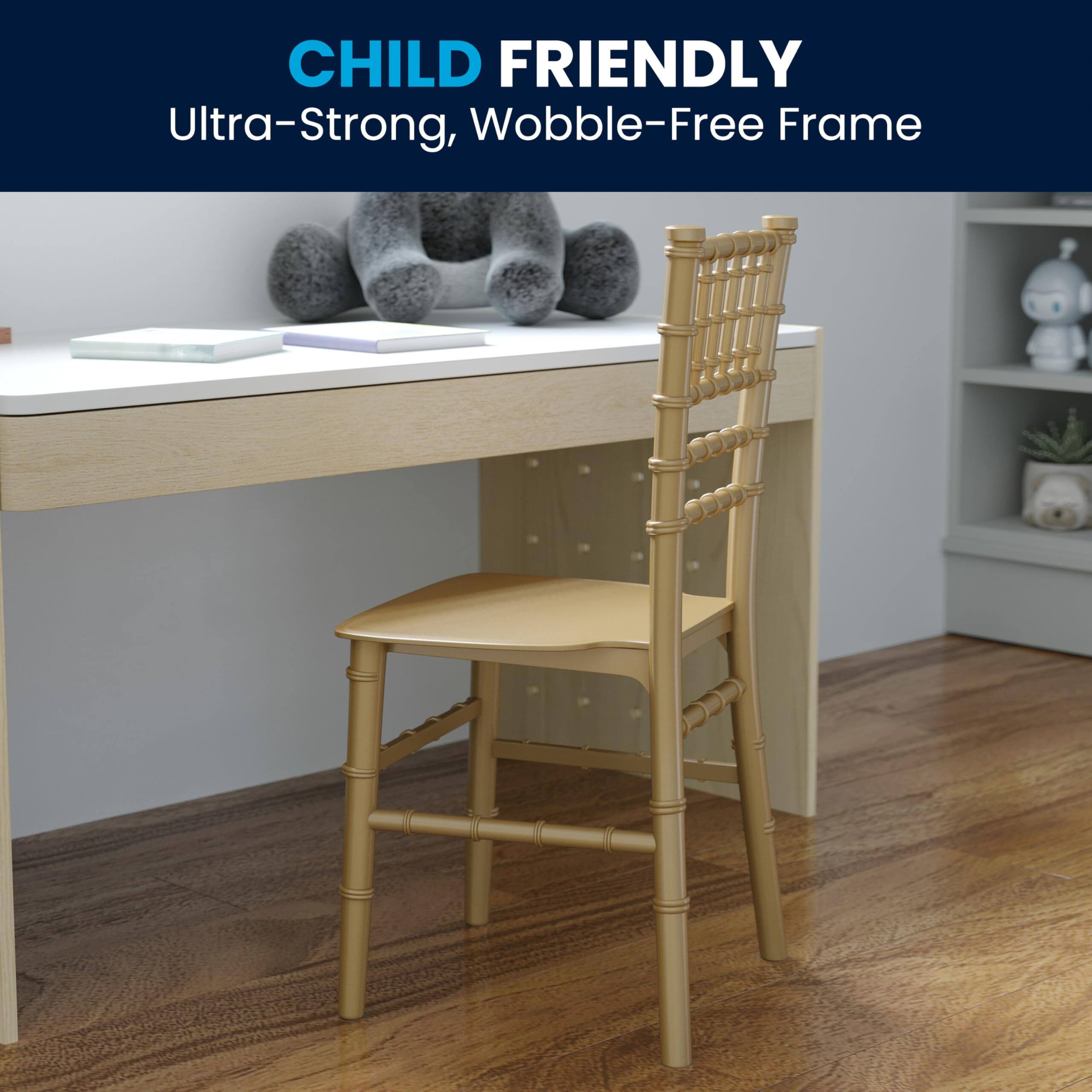 CHILD FRIENDLY  
Ultra-Strong, Wobble-Free Frame