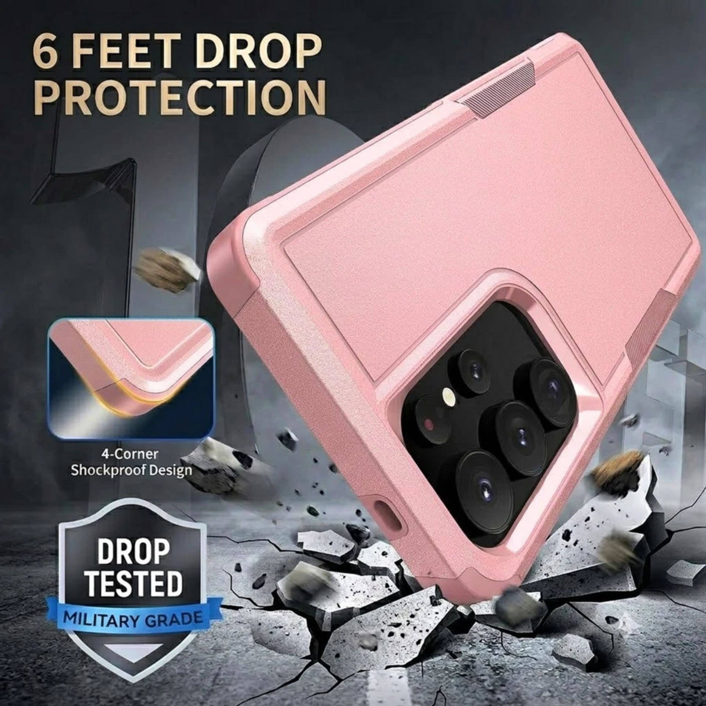 6 FEET DROP PROTECTION

4-Corner Shockproof Design

DROP TESTED MILITARY GRADE
