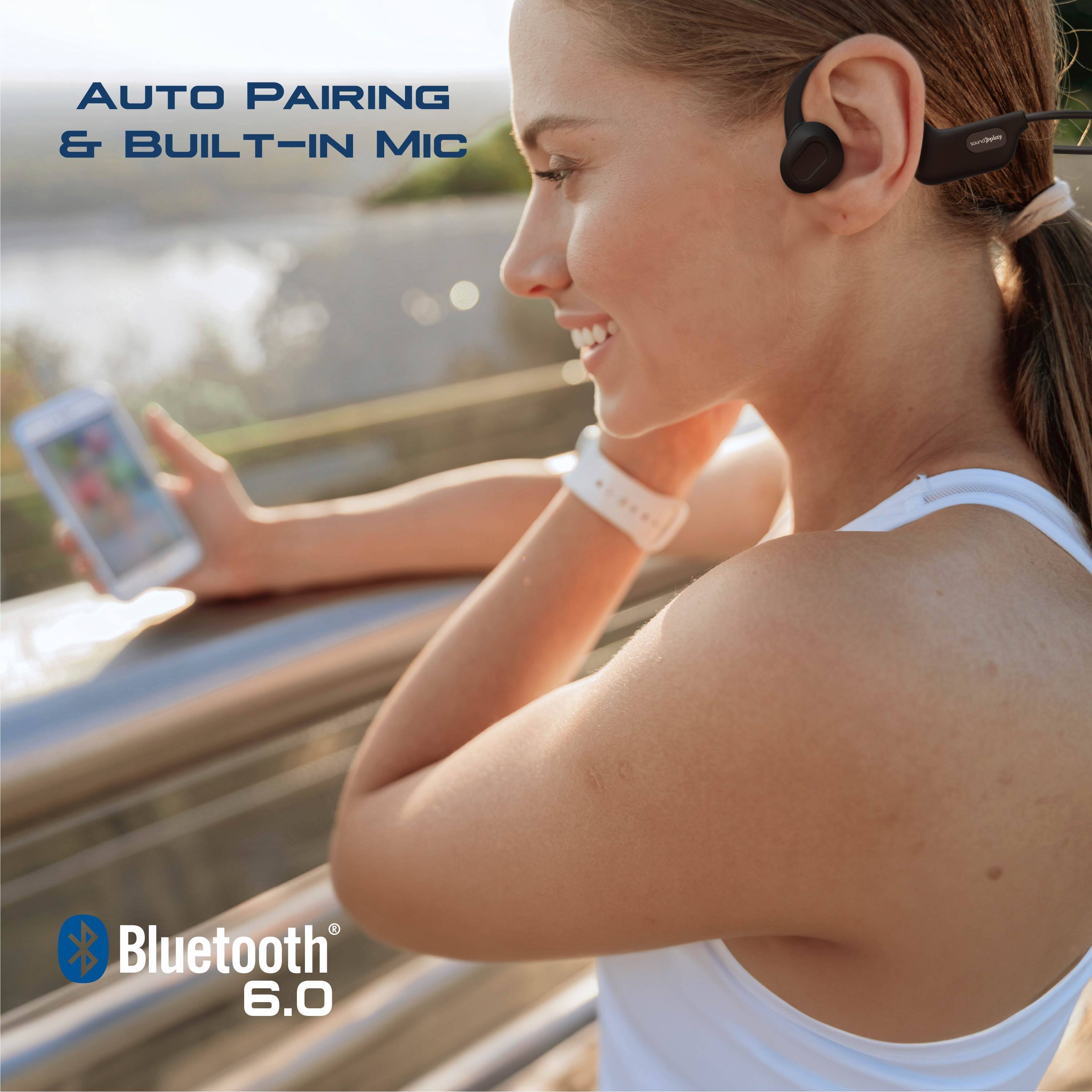 AUTO PAIRING & BUILT-IN MIC  
Bluetooth 6.0