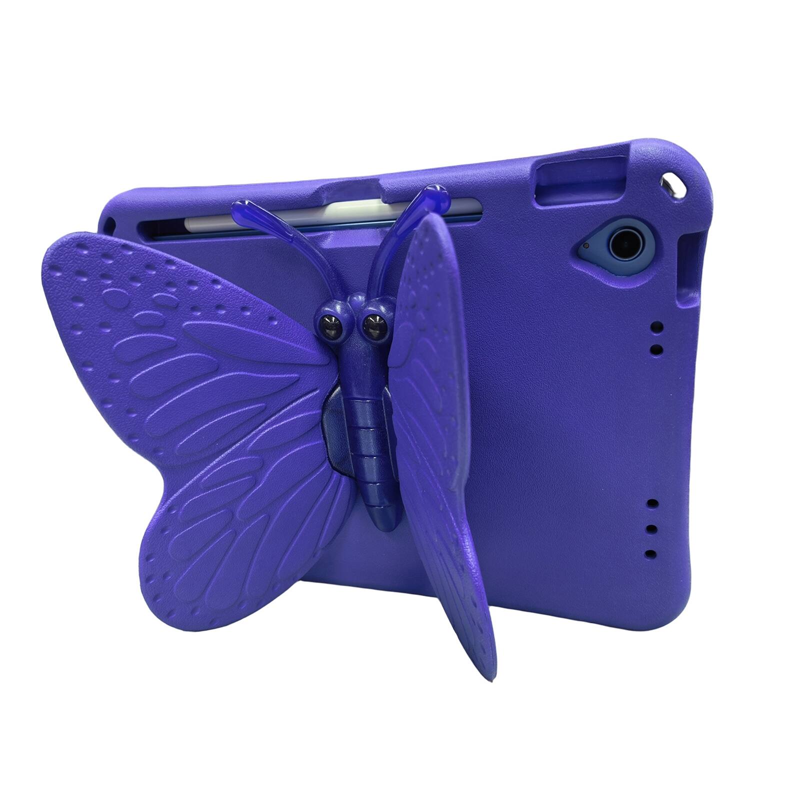 Alt View 1. UUCOVER - Butterfly Case for iPad (A16) 11-inch 2025/iPad 10th Gen 10.9" 2022,Shockproof EVA Kids Case 360° Rotating Stand Cover - Purple.