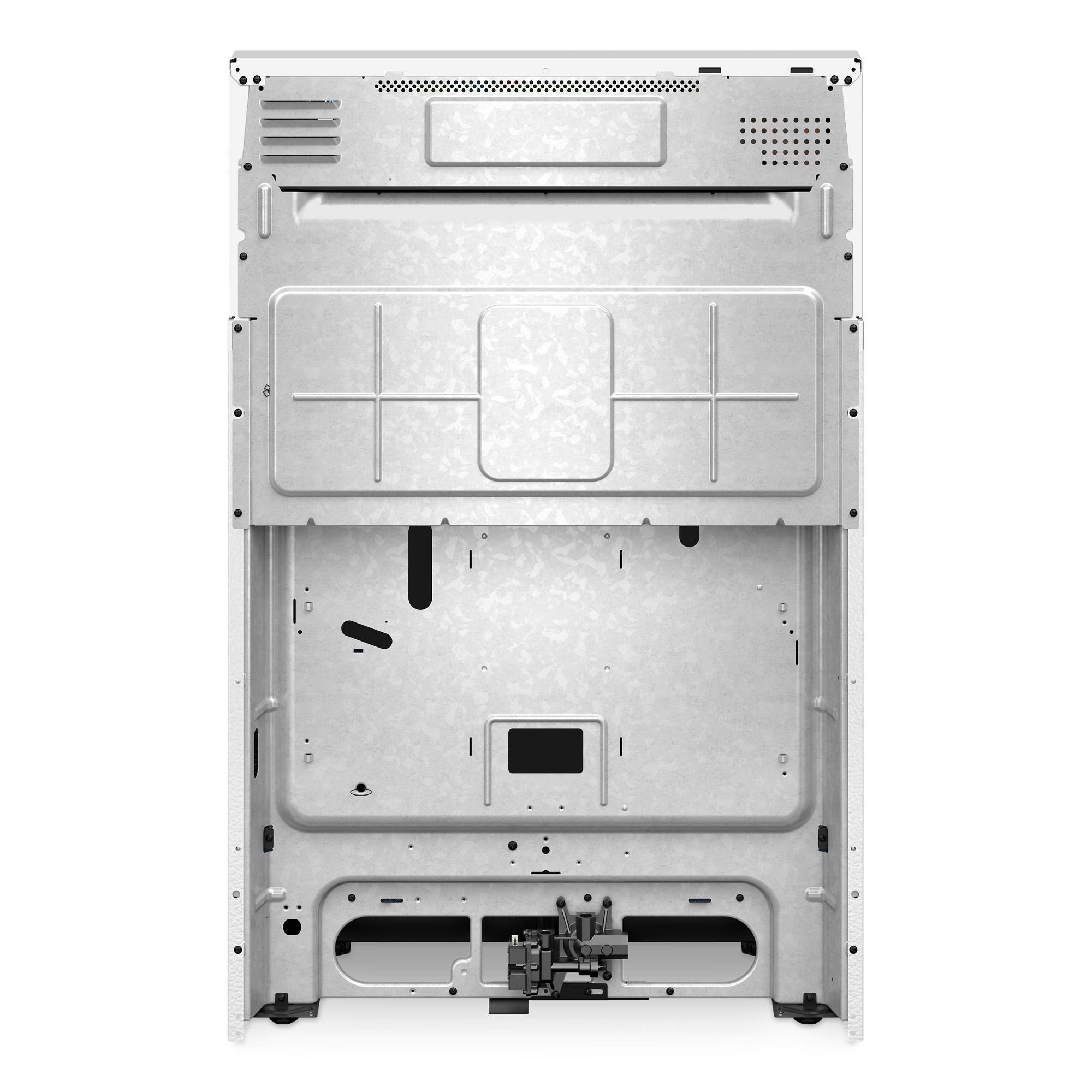 Back. Whirlpool - 5.3 Cu. Ft. Freestanding Gas Range with Cooktop Flexibility - White.