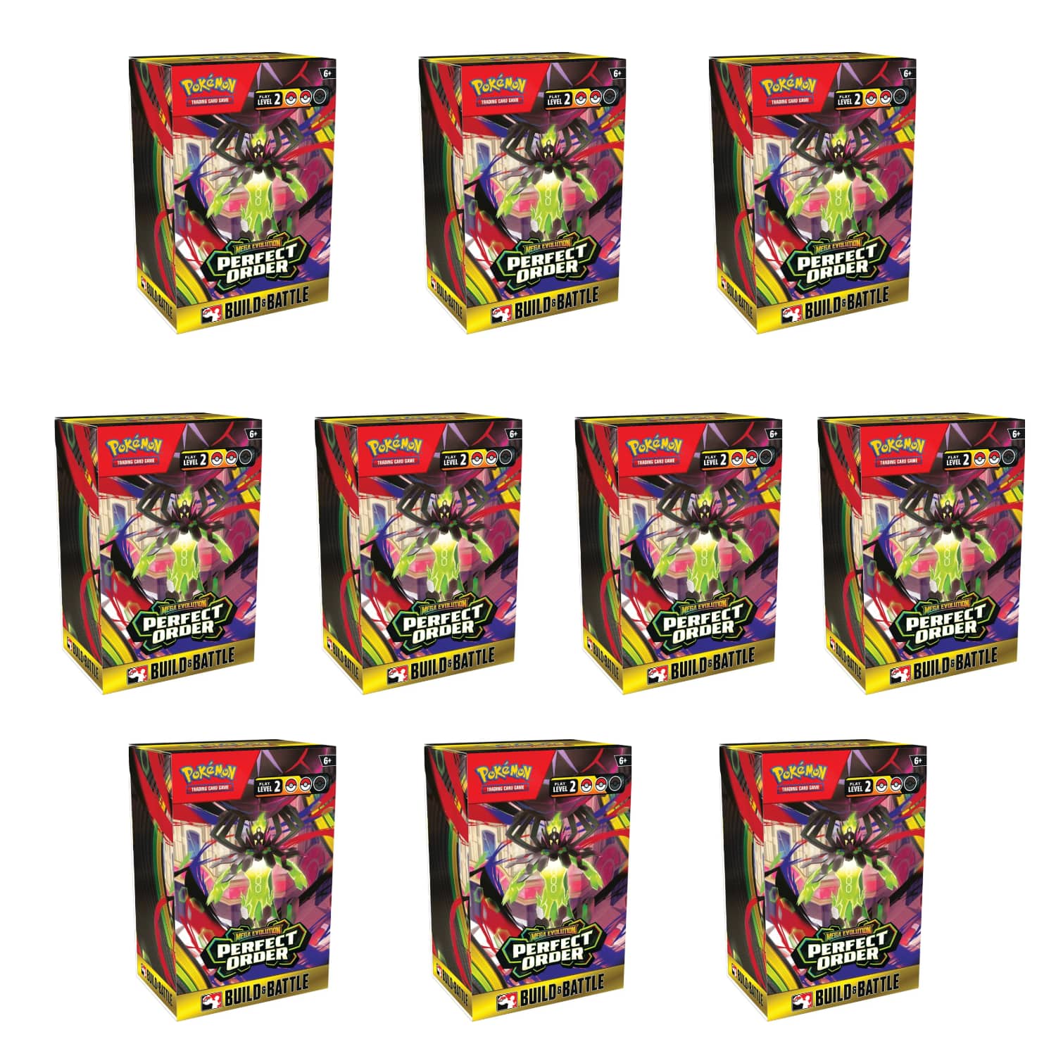 Pokémon - Pokemon ME3 Perfect Order Build & Battle Boxes (10-Pack)