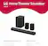 LG Home Theater Soundbar S40TR
Dimensions (Inches W x H x D)
- Soundbar: 28.4 x 2.5 x 3.4
- Subwoofer: 6.7 x 12.6 x 9.9
- Rear Speaker: 3.9 x 6.9 x 4.7
What's in the box
- Remote Control
- Batteries
- Optical Cable
- Warranty Card
- Rear Speaker Cable