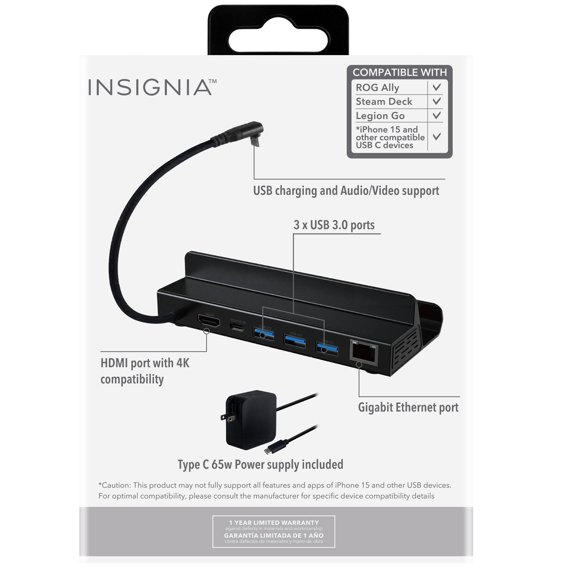 Alt View 17. Insignia™ - Rog Ally Docking Station.