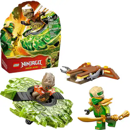 F 6+ 71850 Loyd VI Earth Monster Spinner 52 pcs/pzs Building Toy - construction Aaguana pers Cohetnir - A LEGO NINJAGO DRAGONS RISING