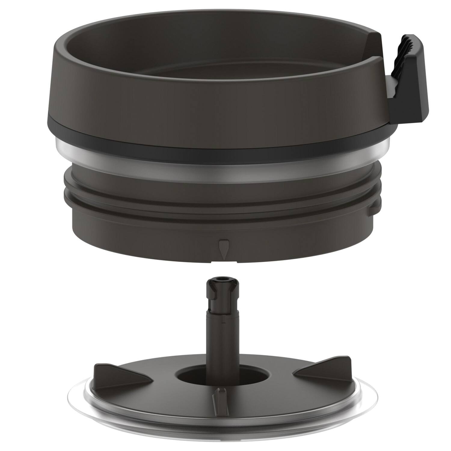 Alt View 5. Thermos - Thermos 18 oz. Alta Stainless Steel Mug - Matte Steel/Espresso Black - Matte Steel/Black.