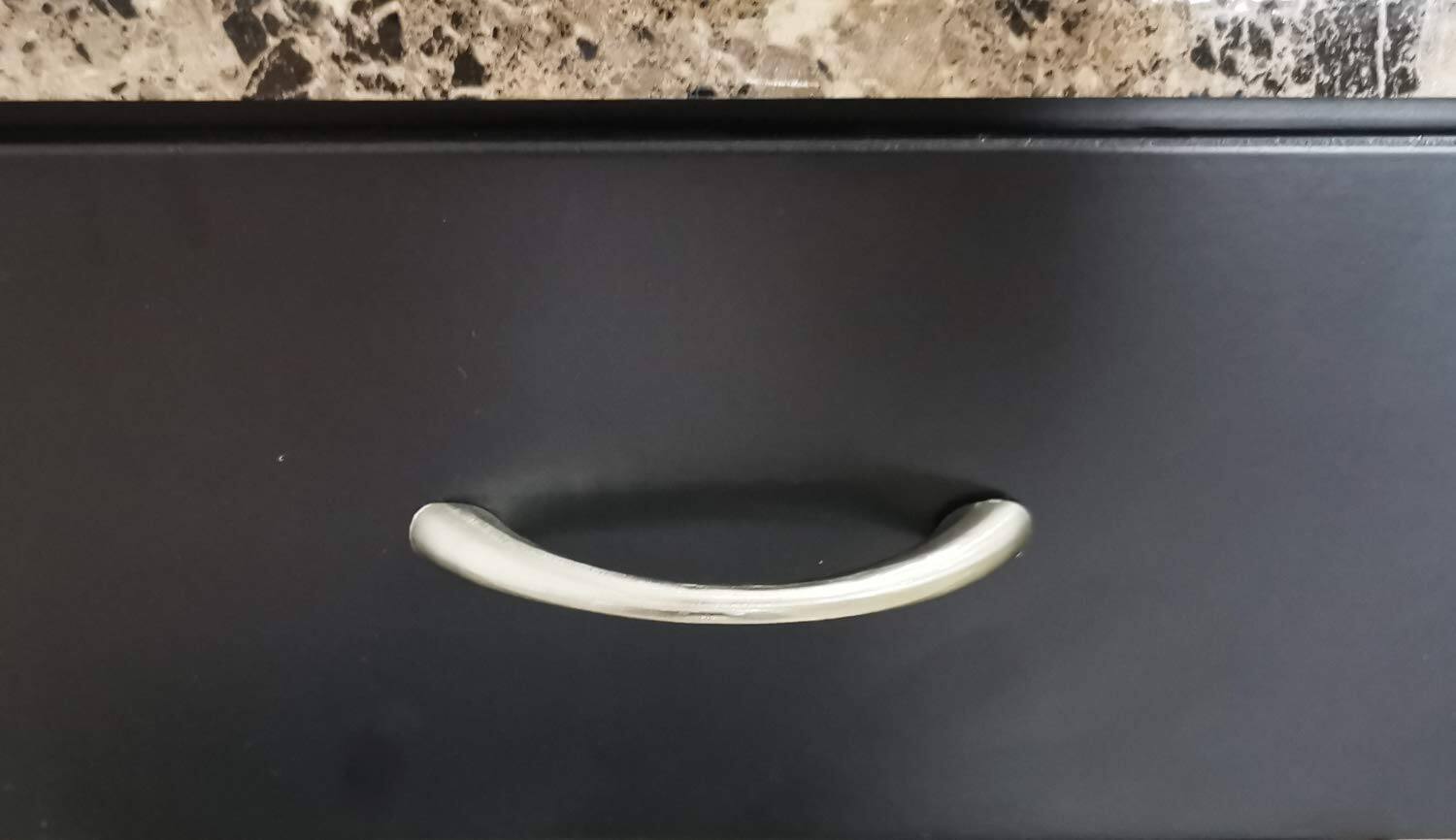 Back. Kings Brand Furniture - Kings Brand Furniture Faux Marble with Wood Kitchen Buffet Serving Cart, Black Finish - Black.