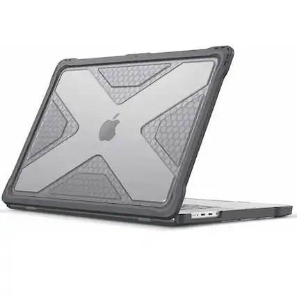 Front. Kitcheniva - Protective Rugged Case For MacBook Pro 16 Inch 2023 Model Crystal Clear - Crystal Clear.
