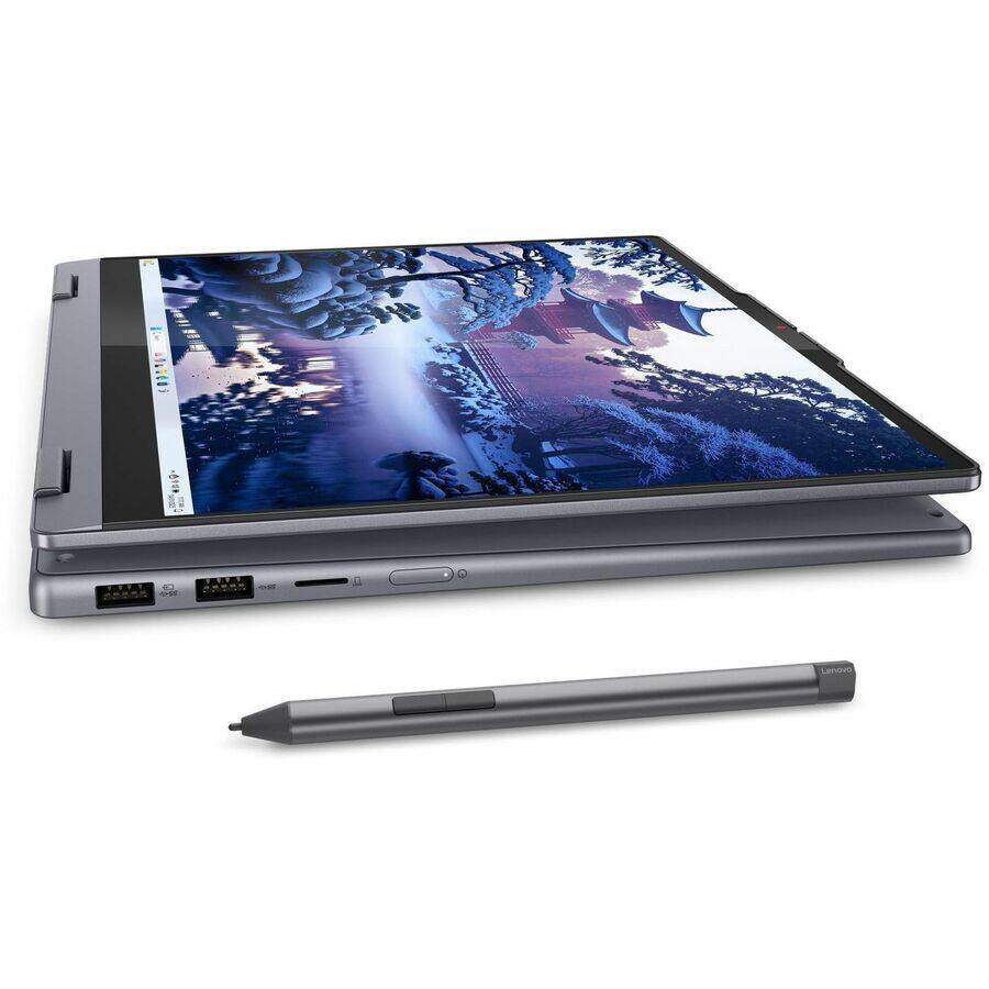 Alt View 7. Lenovo - Lenovo IdeaPad 5 14IAL10 83KR001JUS 14" Touchscreen Convertible 2 in 1 Notebook - WUXGA - 60 Hz - Intel Core Ultra 7 - Gray.