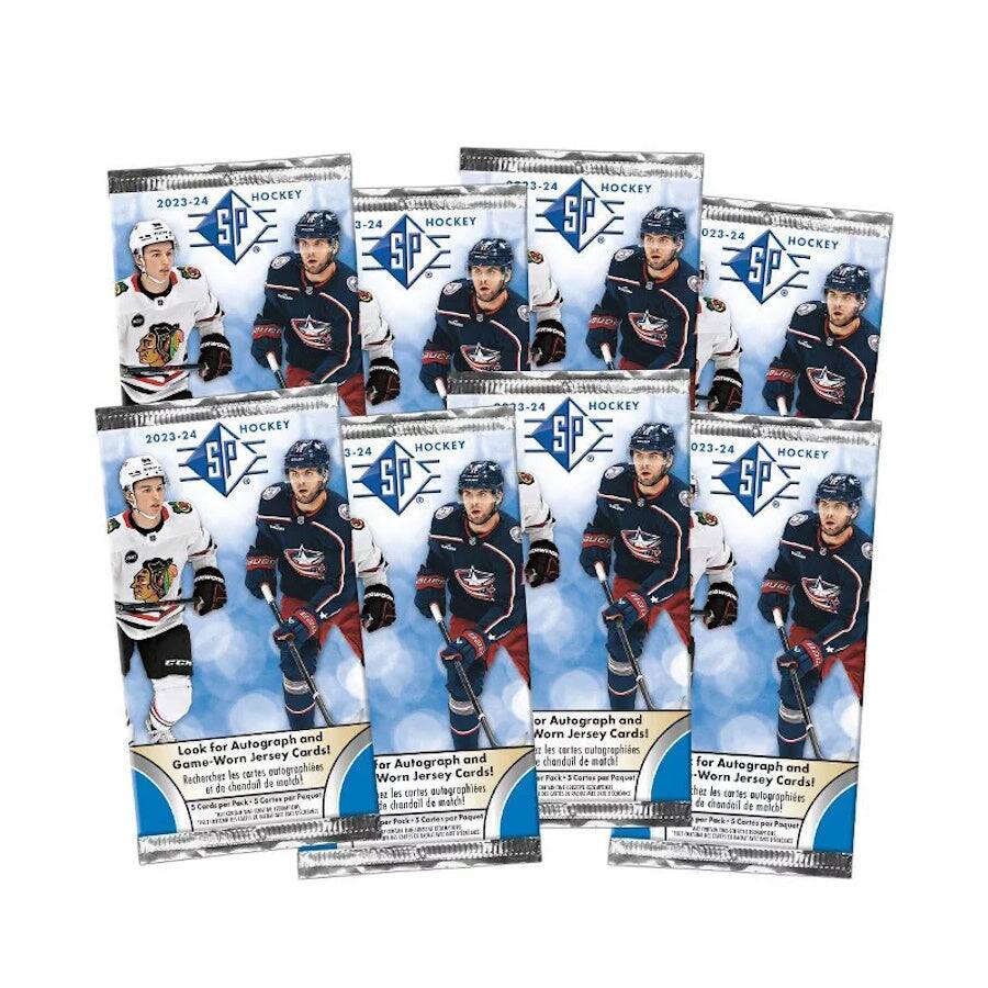 2023-24 SP HOCKEY  
3-24 HOCKEY  
2023-24 HOCKEY SP  
3-24 HOCKEY  
2023-24 5 HOCKEY  
3-24 SP  
023-24 5 HOCKEY  

Autograph and Game-Worn Jersey Cards!  
Look for Autograph and Game-Worn Jersey Cards!  
Recherchez les cartes autographiées et de maillot porté!  
Look for Autograph and Worn Jersey Cards!  
les cartes autographiées et de maillot!  
Autograph and Worn Jersey Cards!  
les cartes autographiées et de maillot!