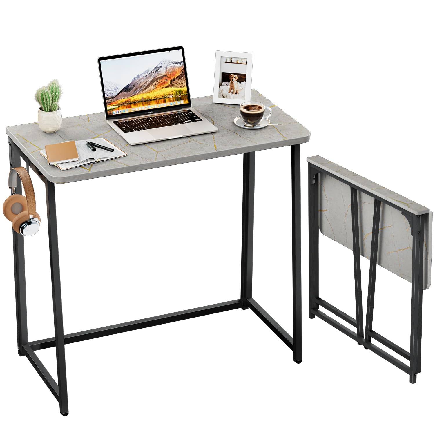 JETRANSPORT - Folding Desk Small Foldable 31.5