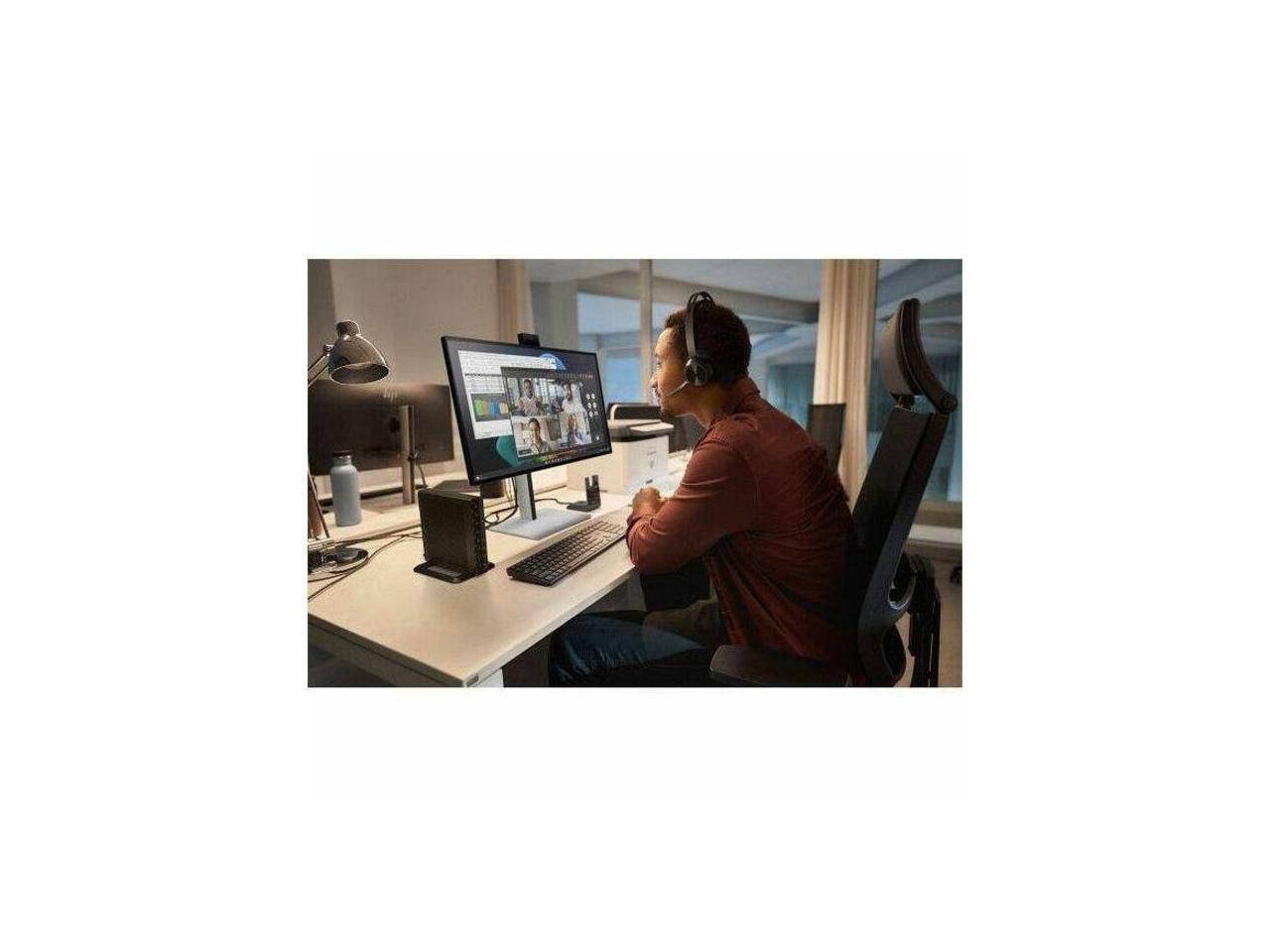 Alt View 1. HP - HP EliteDesk 8 G1i Desktop Computer - Intel Core Ultra 9 285T - vPro Technology - 32 GB - 512 GB SSD - Mini PC - Jack - Black.