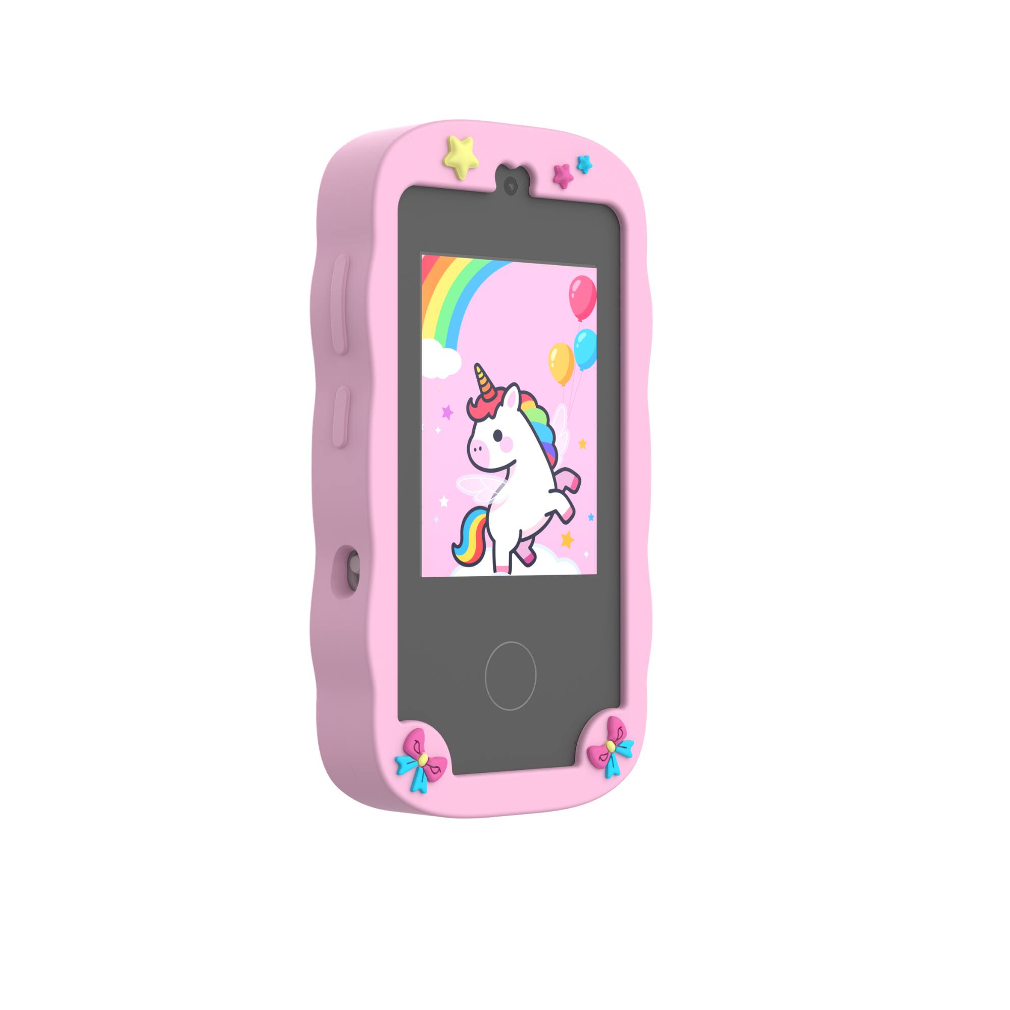 myFirst - Camera Play - Kids Smart Dual Camera 1080P 2.8" IPS Screen - Preloaded Songs, Stories, Games & Photo Art - Pink