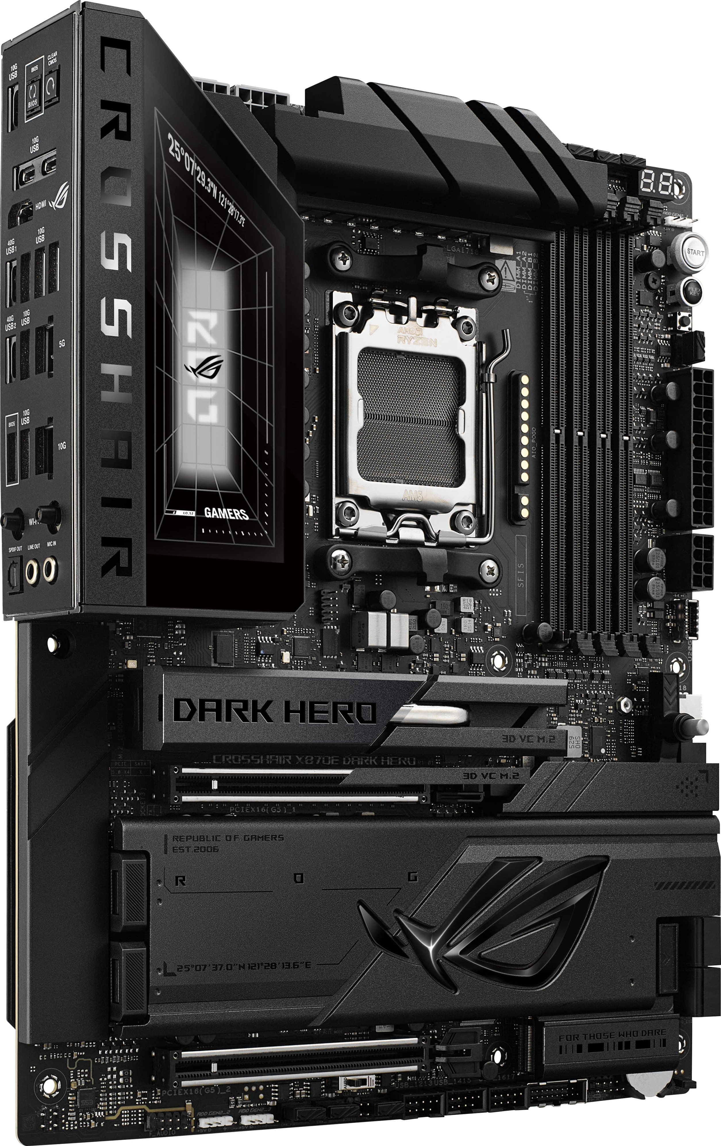 ASUS ROG CROSSHAIR X870E DARK HERO (Socket AM5) AMD X870E ATX DDR5