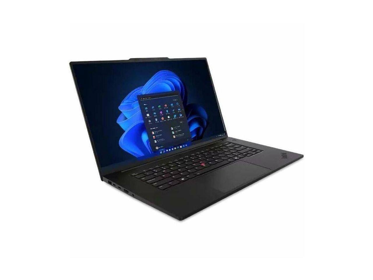 Alt View 4. Lenovo - Lenovo ThinkPad P1 Gen 7 16" Touch, Intel Ultra 7, RTX 1000, 32GB, 1TB, Win 11 Pro - Black.