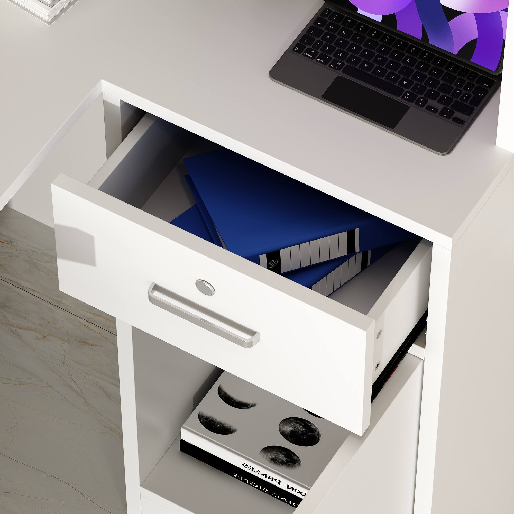 The text on the image is "PHASES OF THE MOON".