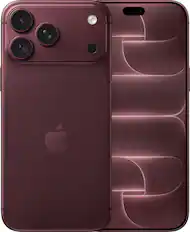 Front. Apple - iPhone 18 Pro Max 256GB - Burgundy.