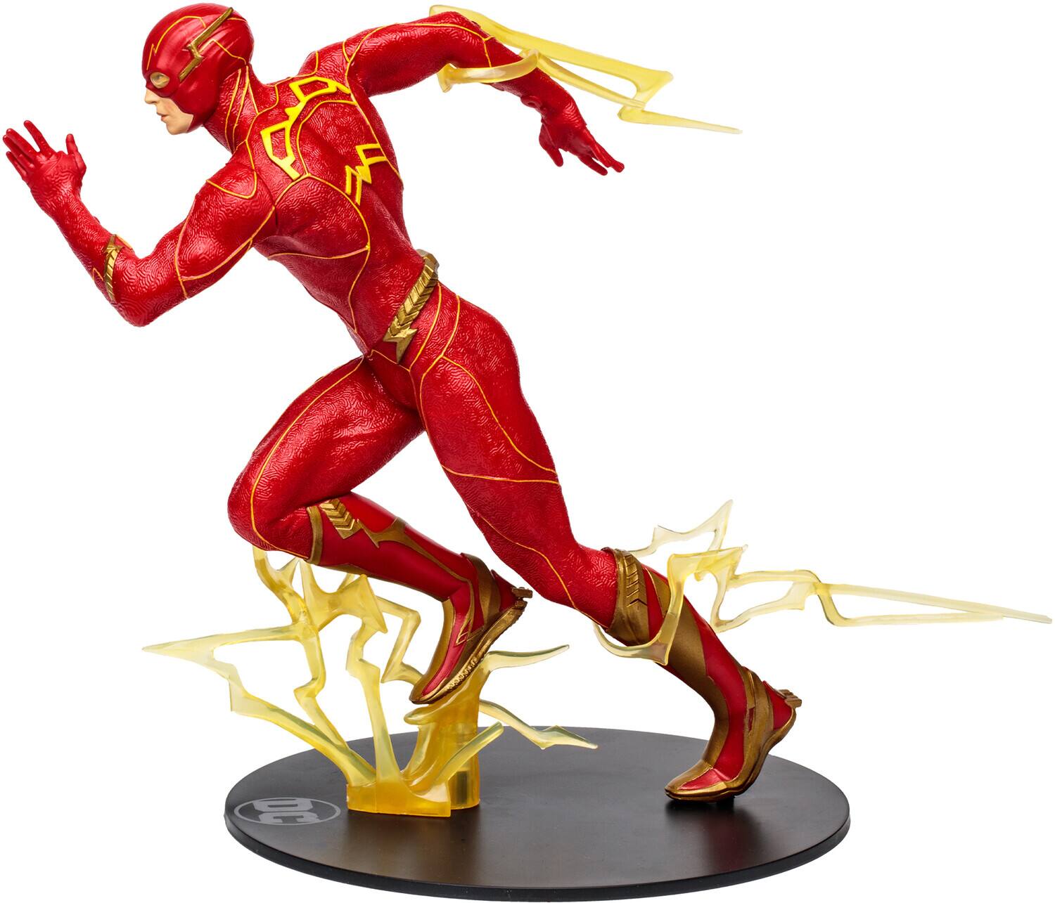 Alt View 4. McFarlane Toys - DC Multiverse - The Flash Movie - The Flash 12" PVC Statue  - COLLECTABLES - Multicolor.