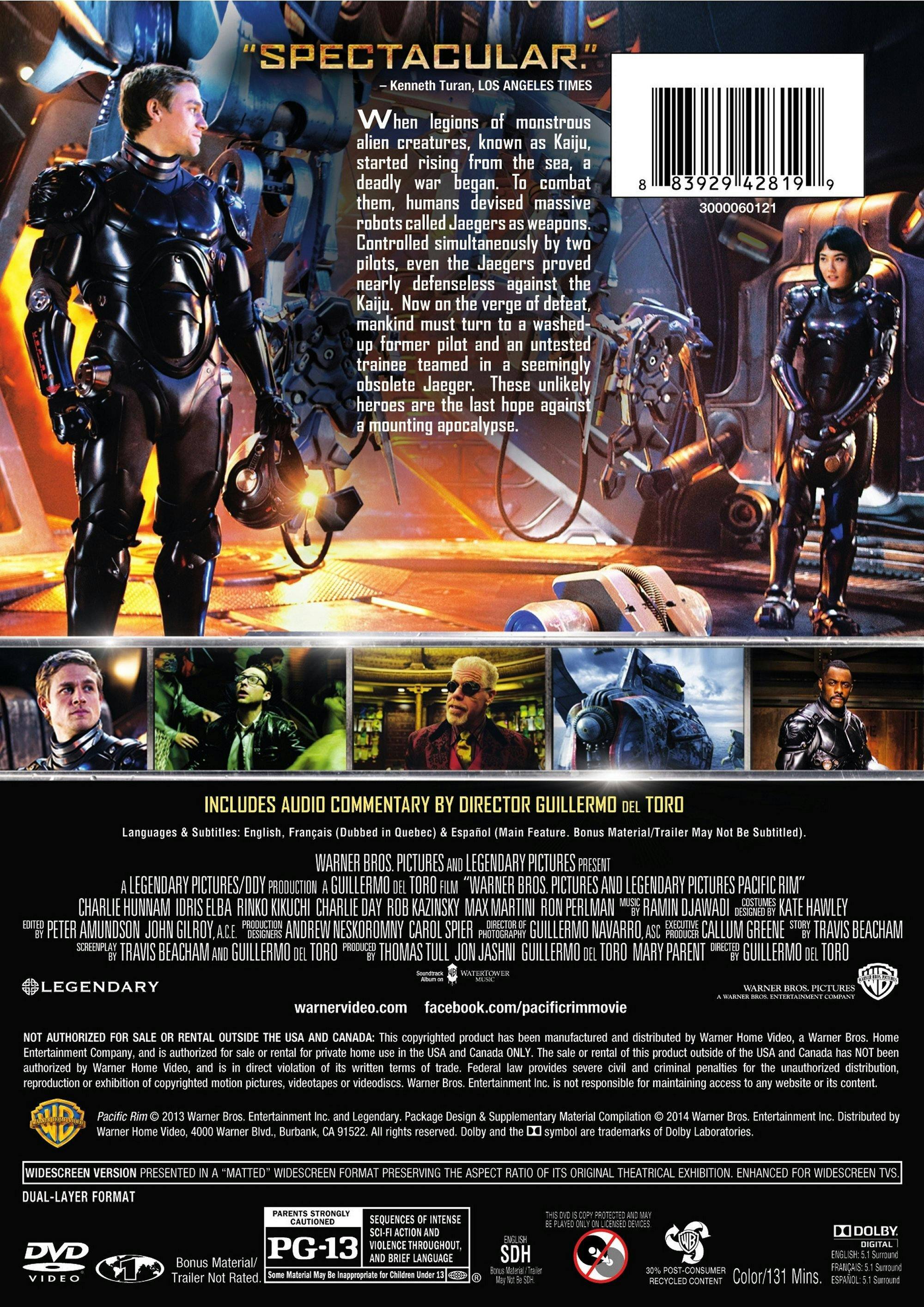 Angle. Pacific Rim (DVD Single Disc) [DVD].