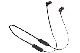 JBL - Tune 125 - Bluetooth Wireless in-Ear Headphones with 3-Button Mic/Remote and Flat Cable - Black, Small