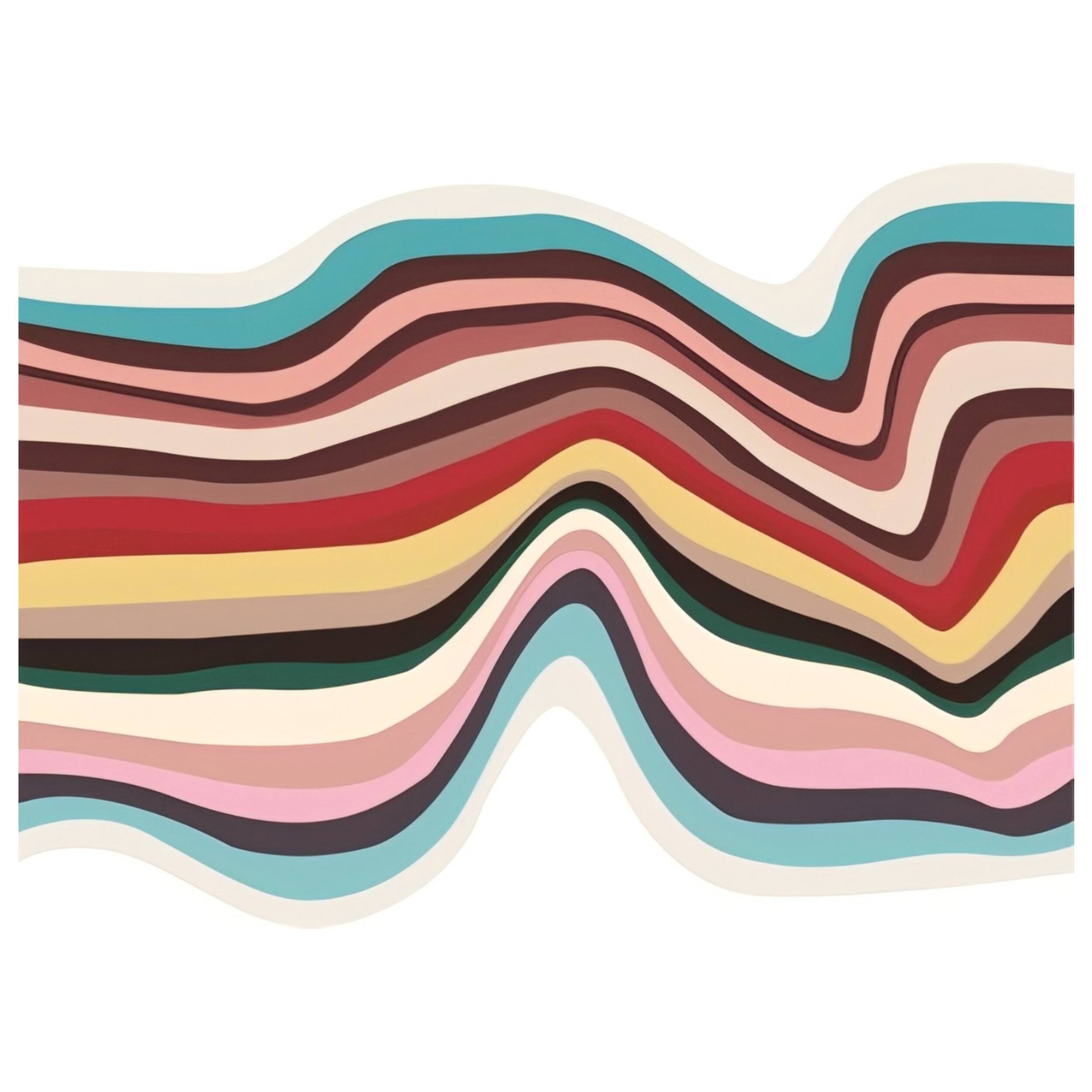 Alt View 3. Lanyspace - 3'x5' Runner Rug, Washable Rugs, Non-Slip and Tear-Resistant Soft Carpet, Irregular Multicolor Contour Runner Rug - Multicolor.