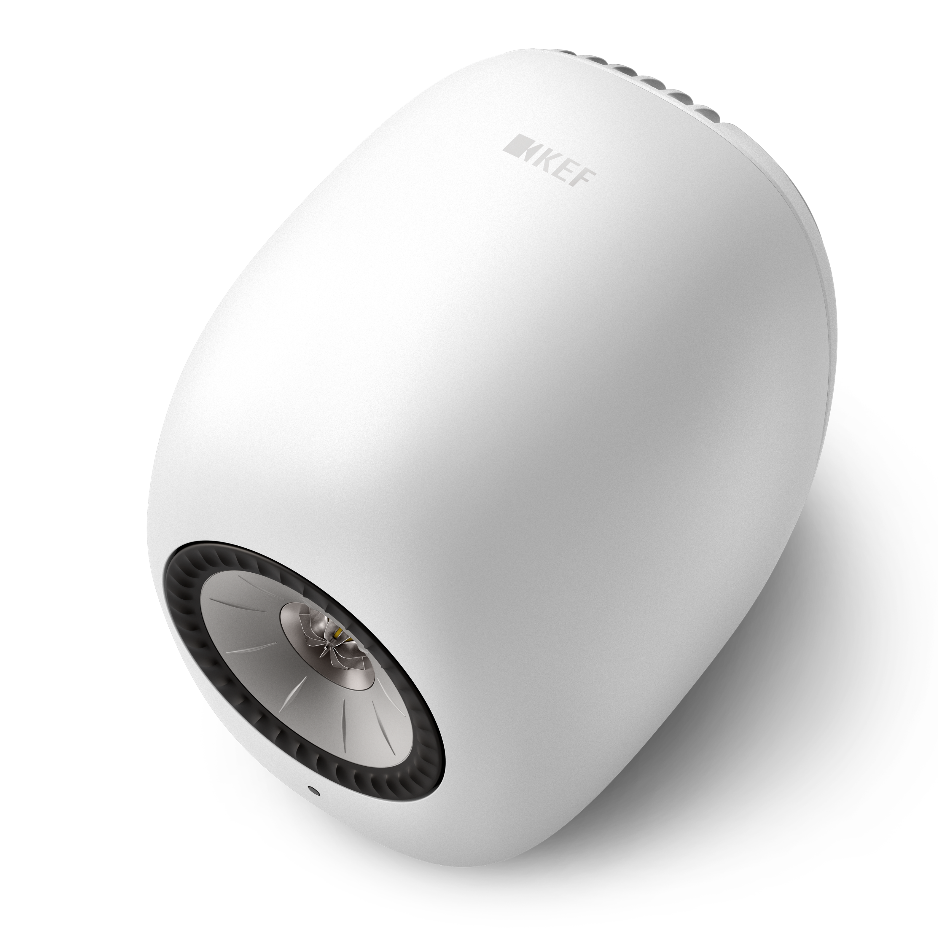 Left. KEF - KEF LS LUXE Wireless HiFi Speakers Mineral White (Pair) - Mineral White.