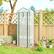 Alt View 8. Outsunny - Greenhouse with Screen Roof - White.