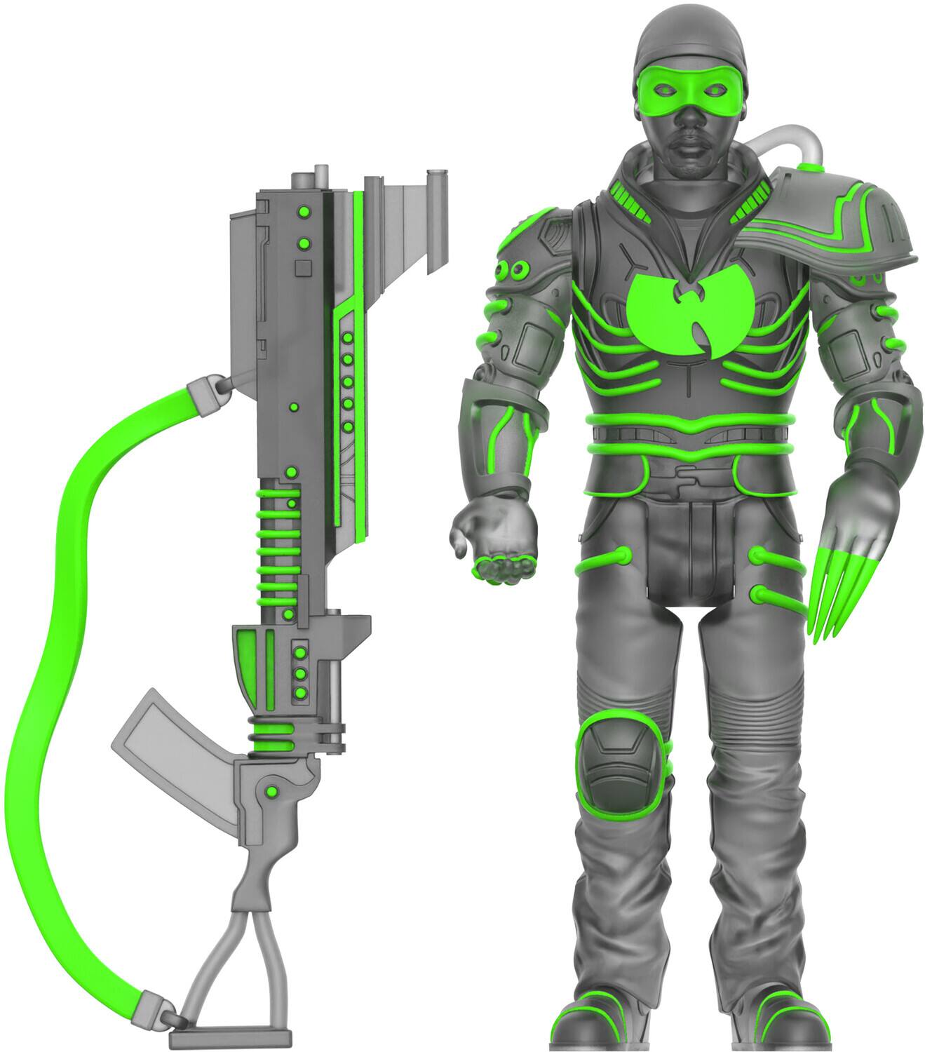 Alt View 4. Super7 - Super7 - RZA - ReAction Figures - Bobby Digital (Clear)   - COLLECTIBLES - Multicolor.