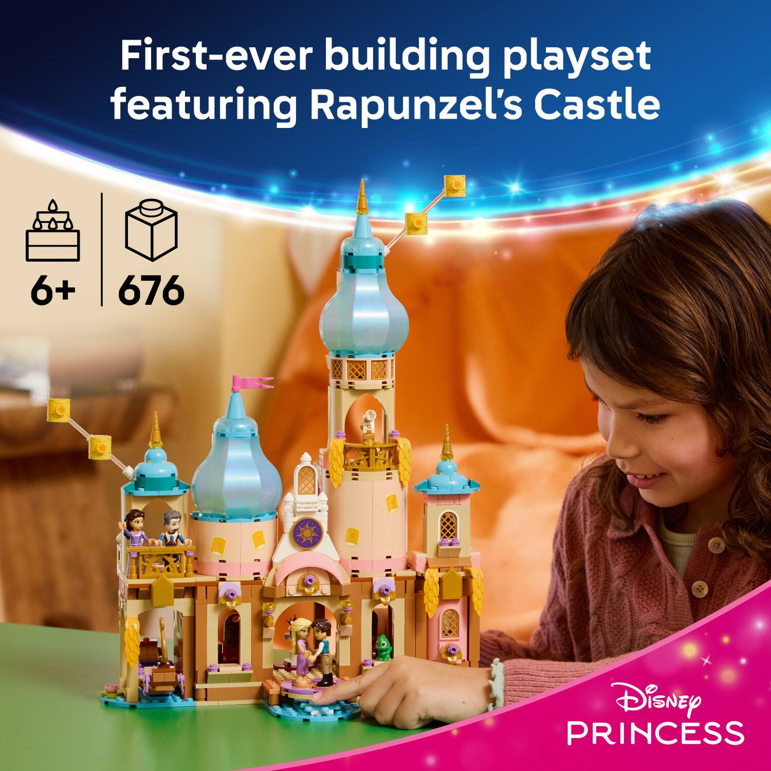 First-ever building playset featuring Rapunzel's Castle  
6+ 676  
Disney PRINCESS