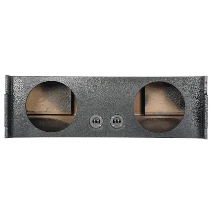Front. QPower - QPower Dual 12" Vented Sub Box for Full-Size 3rd Row SUV Chevy Tahoe & GMC Yukon.