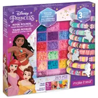 Make It Real - Disney Princess: Royal Rounds: Heishi Beads Charms Set - 2675 Pieces - Front_Zoom