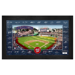 Highland Mint - Washington Nationals Framed 12" x 20" 2025 Signature Field Photograph - Facsimile Signatures - Limited Edition of 5,000 - Multicolor