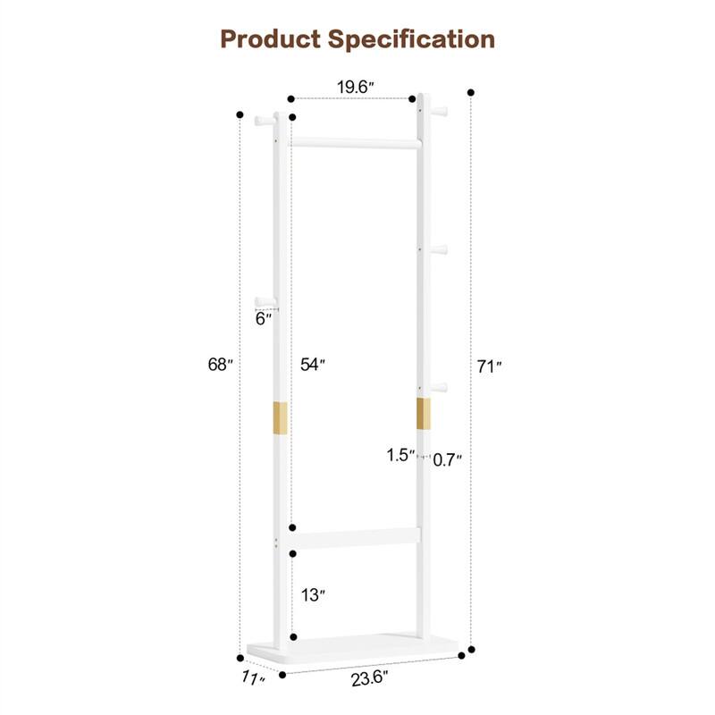 Product Specification

- 19.6"
- 6"
- 68"
- 54"
- 71"
- 1.5"
- 0.7"
- 13"
- 11"
- 23.6"