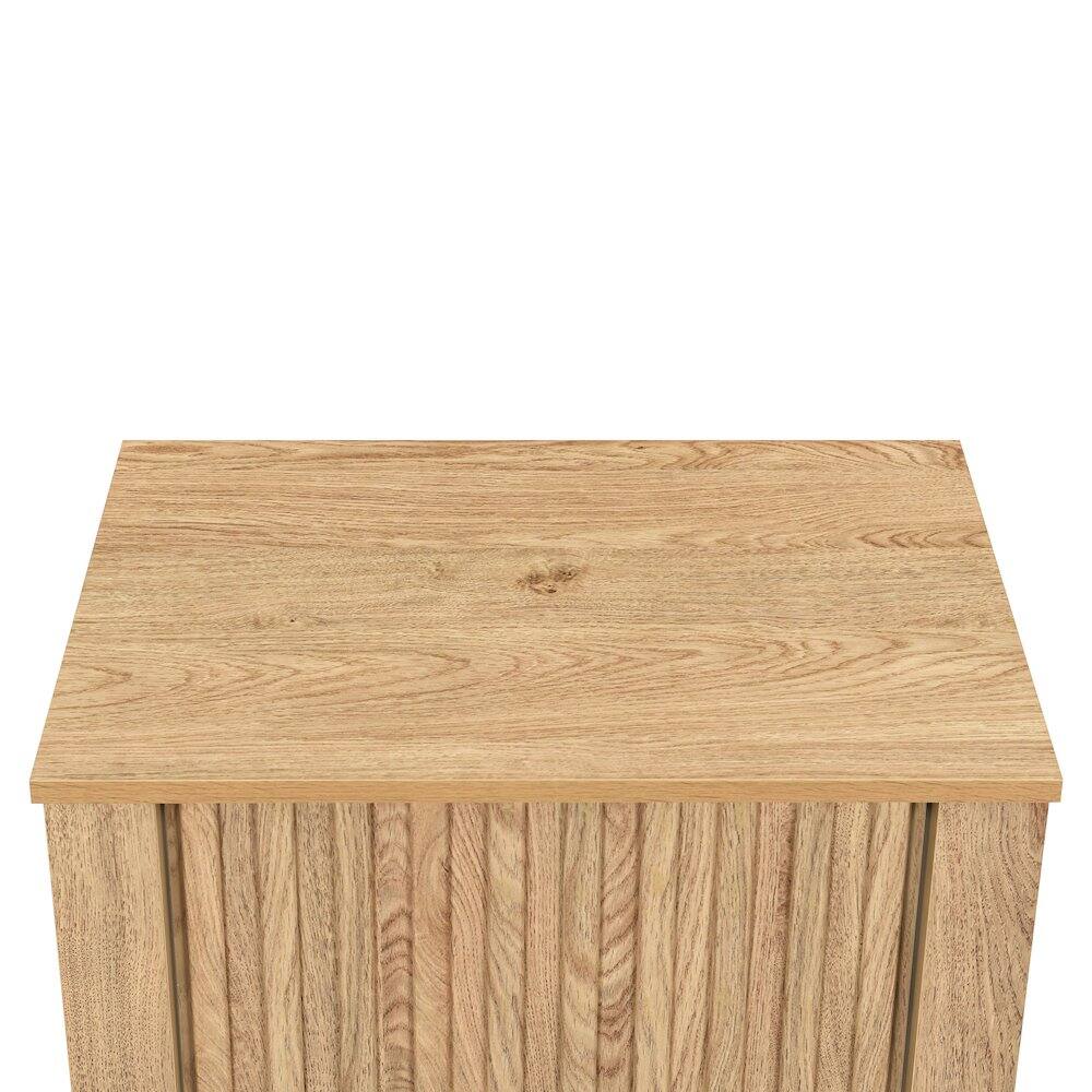 Alt View 6. New Classic Furniture - New Classic Furniture Thayer Wood 1-Drawer End Table in Natural/Beige (Set of 2) - Natural.