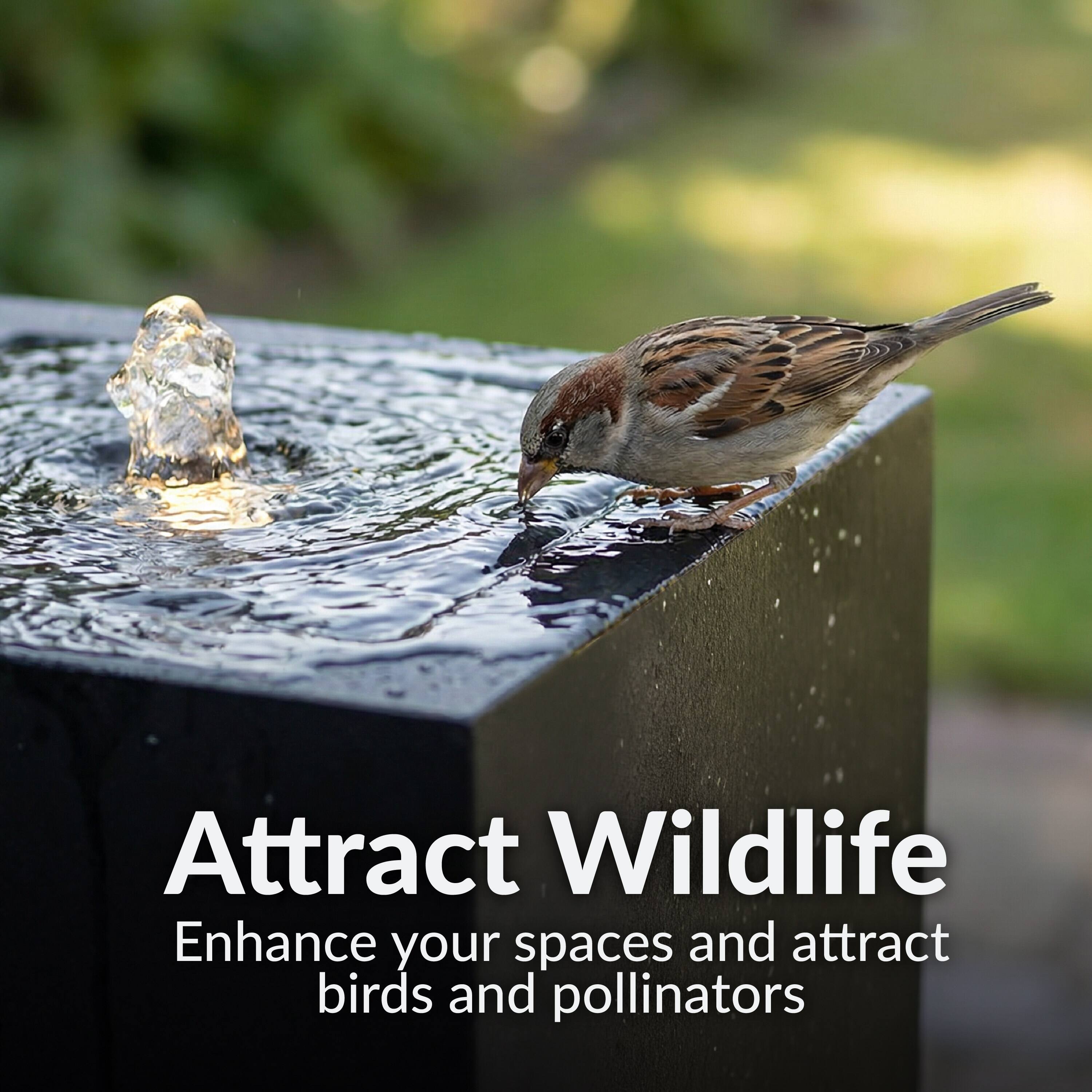Attract Wildlife  
Enhance your spaces and attract birds and pollinators