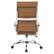Alt View 5. LeisureMod - Benmar High Back Leather Office Chair with Adjustable Height, Swivel Base, Ergonomic Design Modern Conference Chair - Brown.