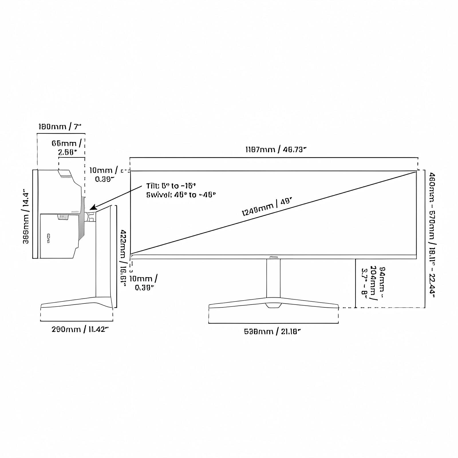 180mm / 7°

66mm / 2.6°

10mm / 0.39°

Tilt: 5° to -18°

Swivel: 40° to -40°

187mm / 46.7°

1240mm / 49°

538mm / 21.1°

280mm / 11.4°

422mm / 16.6°

10mm / 0.39°

200mm / 7.8°

204mm / 9.4°

460mm / 18.1°

460mm-670mm / 18.1°

670mm / 22.4°

460mm / 22.4°

460mm / 22.4°

460mm / 22.4°

460mm / 22.4°

460mm / 22.4°

460mm / 22.4°

460mm / 22.4°

460mm / 22.4°

460mm / 22.4°

460mm / 22.4°

460mm / 22.4°

460mm / 22.4°

460mm / 22.4°

460mm / 22.4°

460mm / 22.4°

460mm / 22.4°

460mm / 22.4°

460mm / 22.4°

460mm / 22.4°

460mm / 22.4°

460mm / 22.4°

460mm / 22.4°

460mm / 22.4°

460mm / 22.4°

460mm / 22.4°

460mm / 22.4°

460mm / 22.4°

