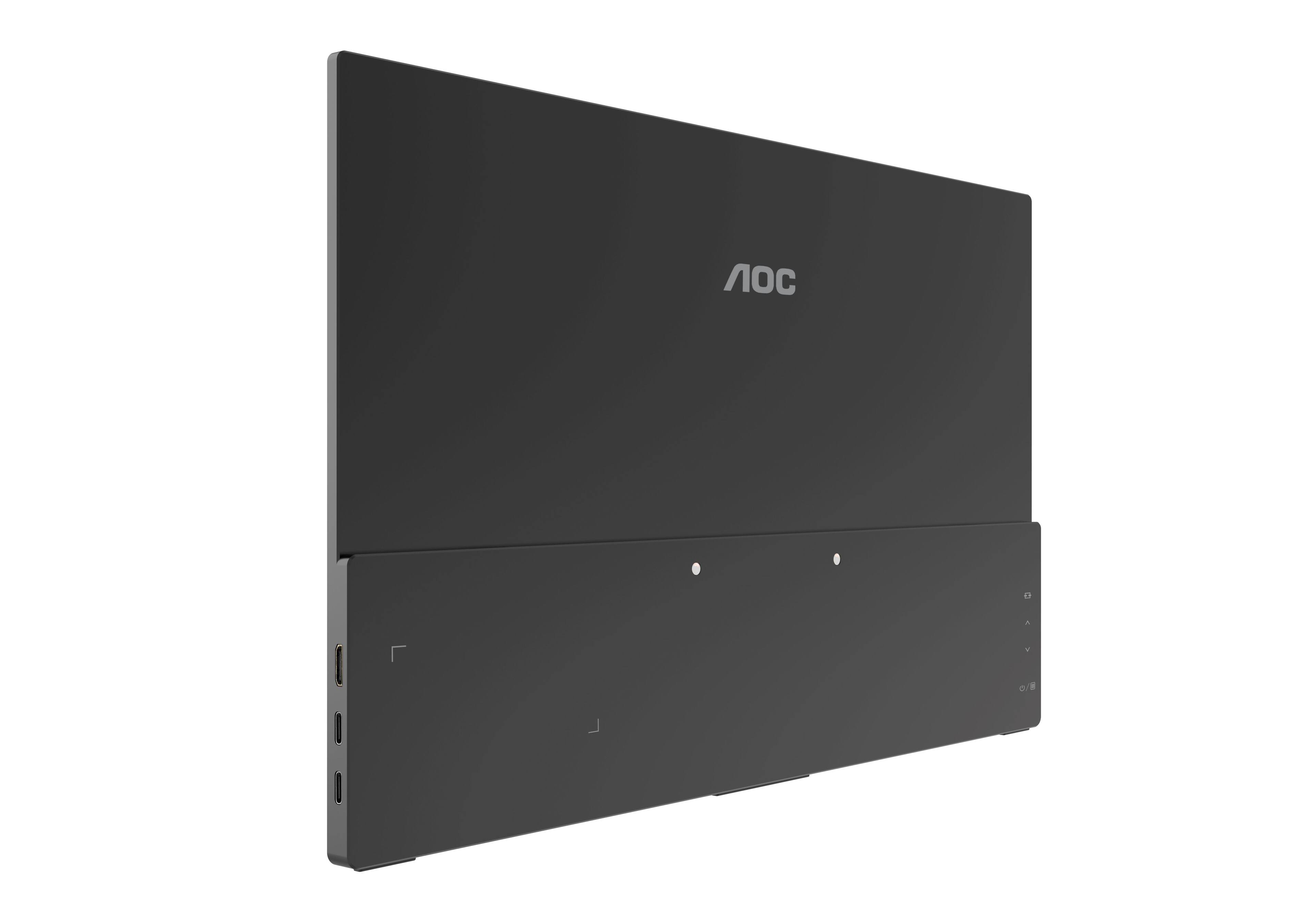 Alt View 17. AOC - 16T15 15.6" IPS Portable Monitor, FHD, 1920x1080, 60Hz, 5Ms, USB-C,Carry Case / Stand - Black.
