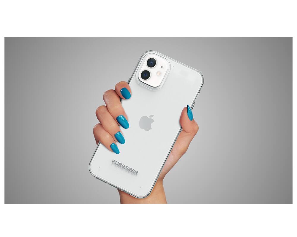 Alt View 1. PureGear - PureGear Slim-Shell Ultra-Clear Case for Apple iPhone 12 Mini (A2176, A2398, A2400) - Clear - Clear.