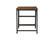 Left. Linon Home Décor - Averill Two-Shelf Desk - Black & Ash.