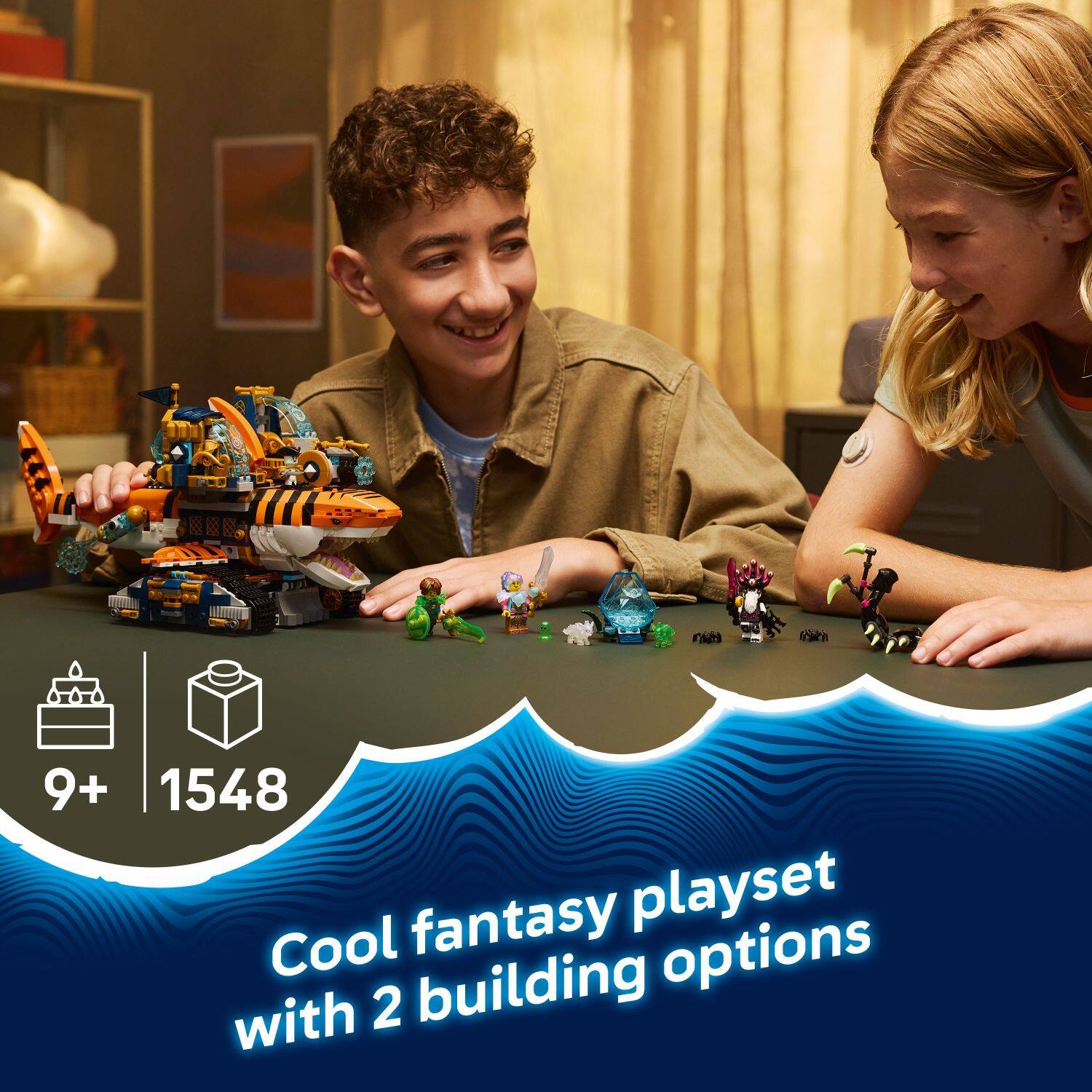 9+ 1548 fantasy playset Cool options with 2 building