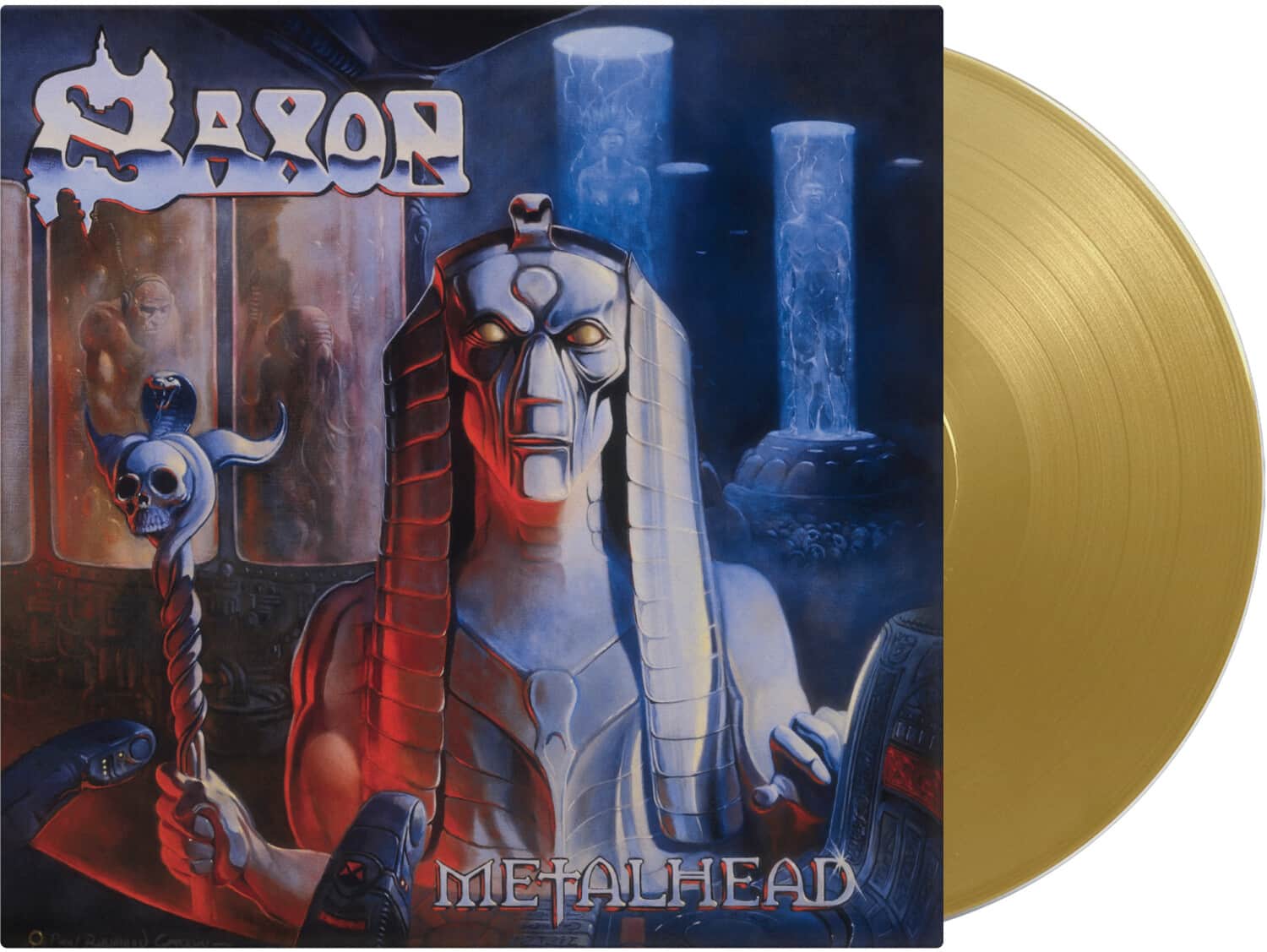 Saxon - Metalhead - Limited 180-Gram Gold Colored Vinyl   - VINYL LP price history on PriceWatchPro