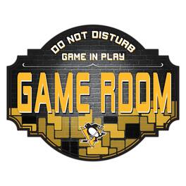 Fan Creations - Pittsburgh Penguins 12'' Game Room Tavern Sign - Multicolor