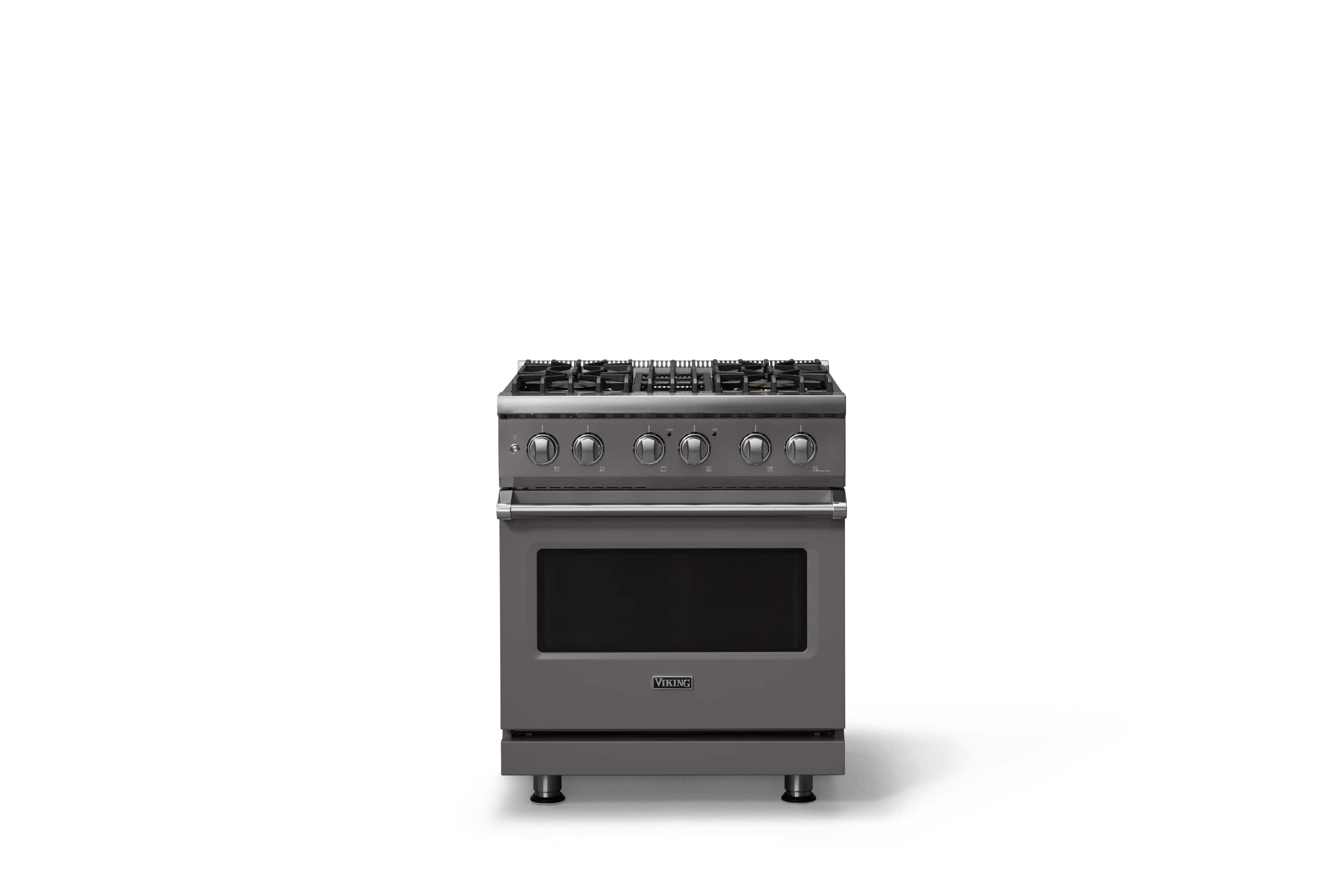 Viking - Pro 5 Series 4.7 Cu. Ft. Freestanding Sealed 4 Burner LP Dual Fuel Convection Range - Damascus Gray - Damascus Gray price history on PriceWatchPro
