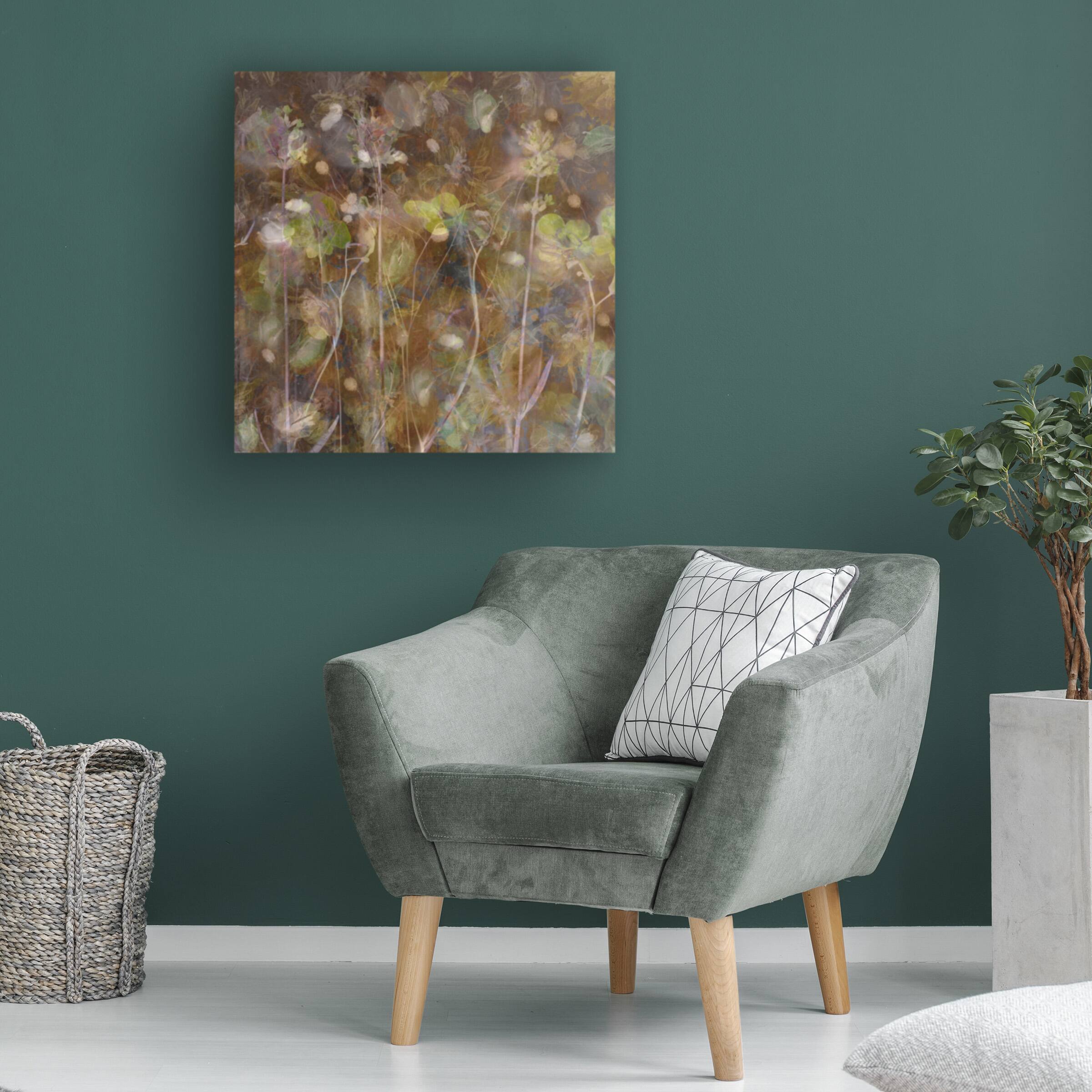 Alt View 1. Trademark Fine Art - Katarina Holmstrom Summer Pastel Canvas Art - 14 x 14 Inches - 14x14 - Multicolor.