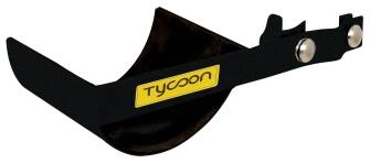 Front. Tycoon Percussion - Mounted Cabasa Holder, Durable Steel Construction, Adjustable Fit, Secure Hold, Stage & Studio Setups, Black.