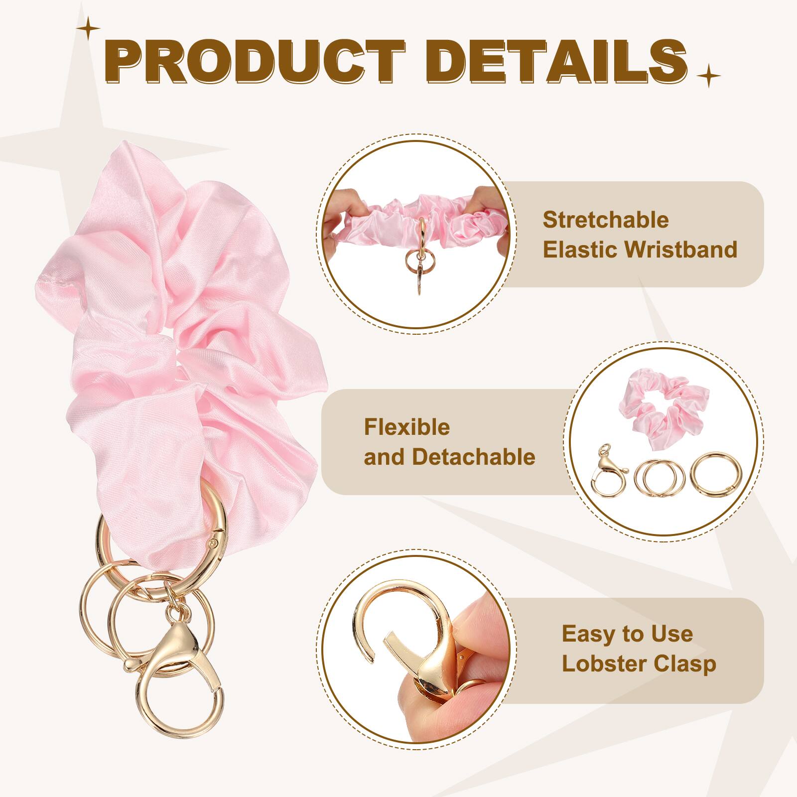 PRODUCT DETAILS  
- Stretchable Elastic Wristband  
- Flexible and Detachable  
- Easy to Use Lobster Clasp