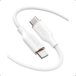 Anker - USB C Cable, Type C Flow Cord(6ft) - White