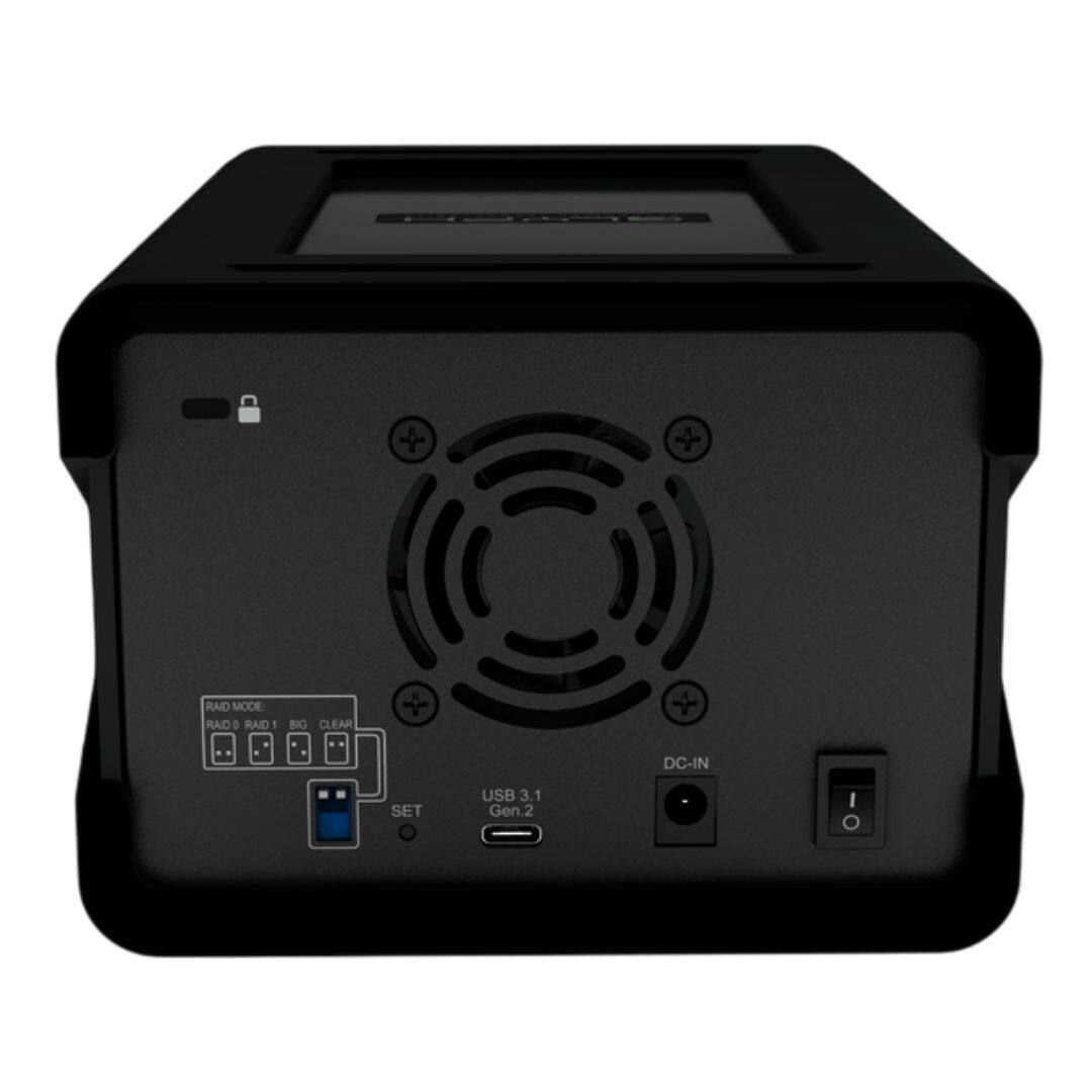 Glyph Blackbox Pro Raid 16TB USB C 3.1 Black Desktop Drive with